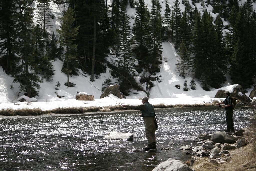 Montana Spirit Guest Lodge Cliff Lake Oda fotoğraf